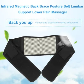 

1pc Adjustable Pad Tourmaline Magnetic Belt self-heating Lumbar Support Brace Double Banded Wholesale Hot sale