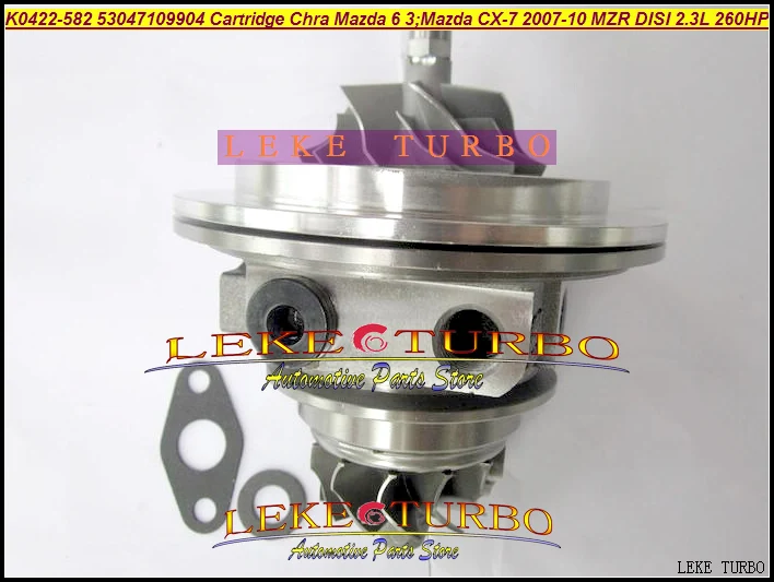 K0422-582 53047109904 L33L13700C Turbocharger Cartridge Turbo Chra Core Mazda 6 3 CX-7 2007-10 MZR DISI NA 2.3L 244HP (5)