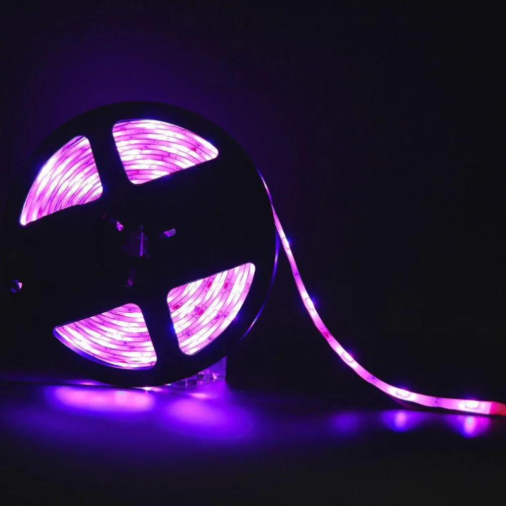 5 м RGB 5050 водонепроницаемая светодиодная лента SMD 44 ключ пульт дистанционного управления 12 V US power полный комплект rgb струнный диод гибкая