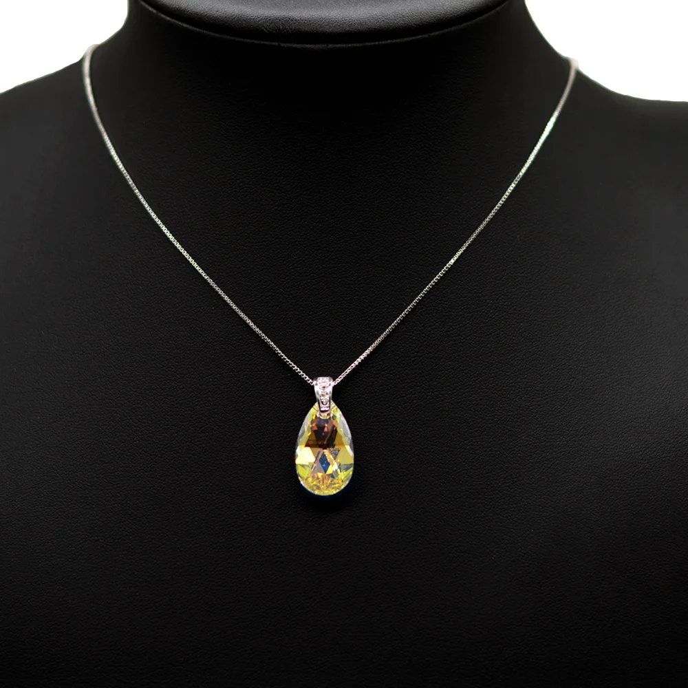 Baffin ожерелье с подвеской в форме капли, сделанное с элементами Swarovski, макси колье с кристаллами для женщин, подарок на день матери, Joyas