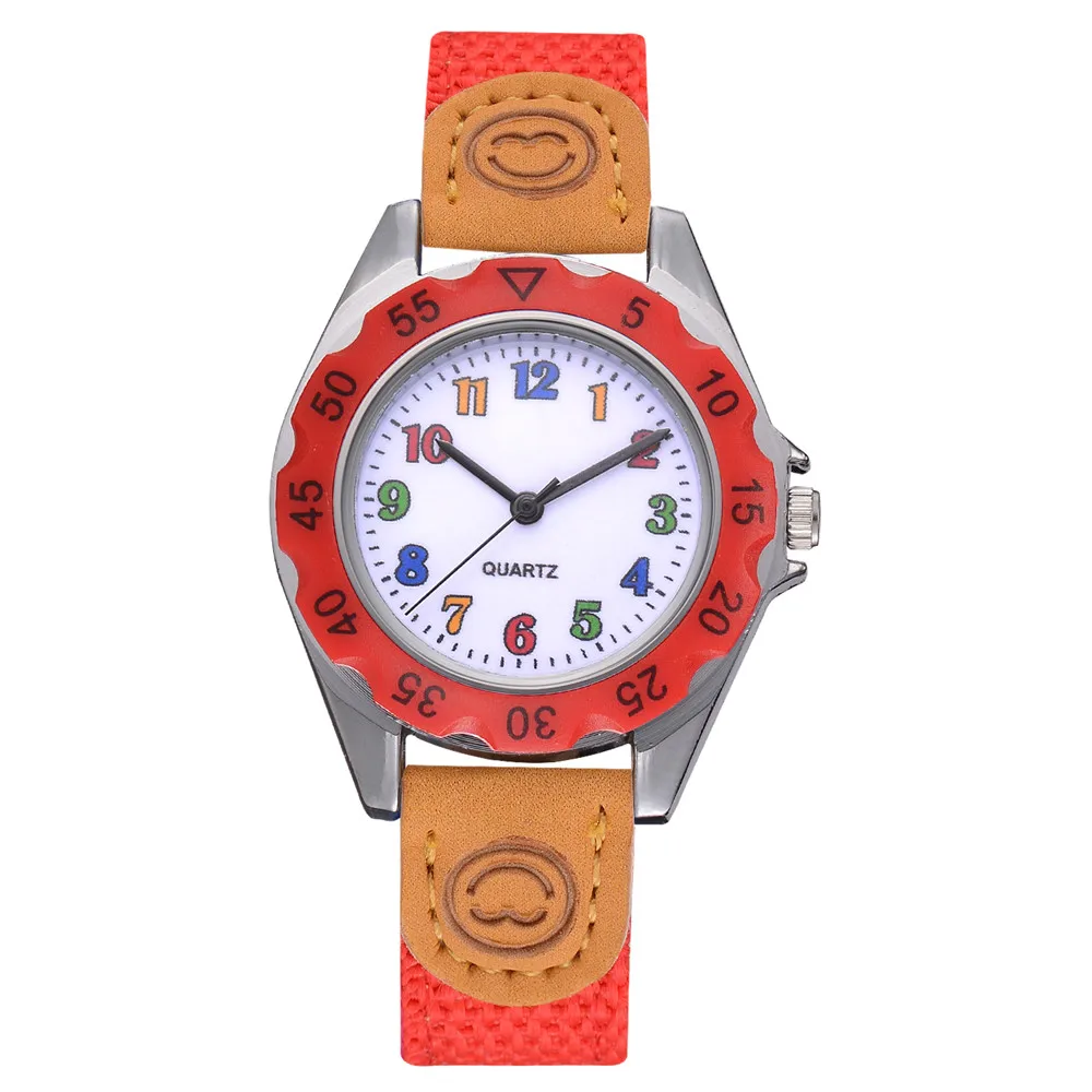 Детские модные красочные часы для девочек с арабским номером, Спортивные кварцевые наручные часы, милый дизайн и отличное качество изготовления, женские часы reloj