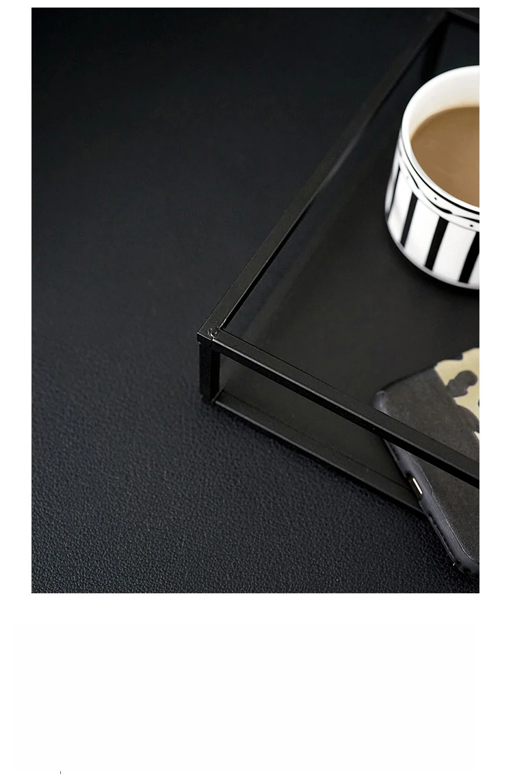 SWEETGO квадратный лоток Белый Черный Торт Инструменты для десерта украшение стола для вечеринки духи/макияж/ювелирные изделия хранения стеллажи кофе лоток