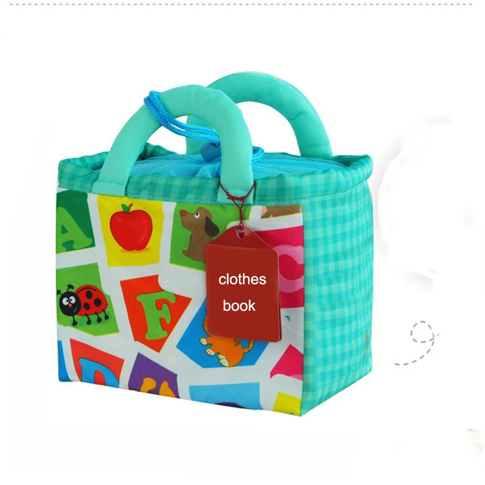Recursos de Aprendizagem Montessori Primeiros Educacional Série 26 Pces Alfabeto Macio Cartões Pano Bolsa Livros Minha Primeira Palavra Livro Zoo 6 Computers & Electronics