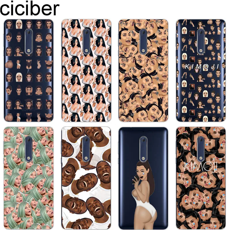 

ciciber Kimoji For Nokia 8 7 7.1 6 6.1 5 5.1 3 3.1 2 2.1 1 Plus Sirocco Cover Clear Soft TPU For Nokia X7 X6 X5 X3 Phone Cases