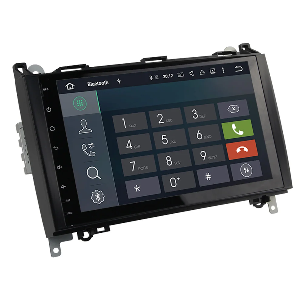 Discount Eunavi 2 Din 4 Core Android 9.0 Car radio stereo 2G RAM GPS NAVI for voor Benz B200 Een B Klasse B200 W169 W245 W639 W906 WIFI 2