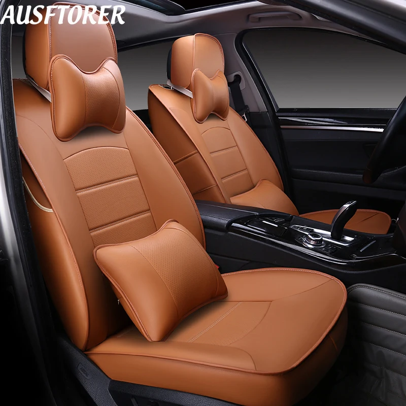 Buy AUSFTORER Genuine Leather Cover Seats for Lincoln