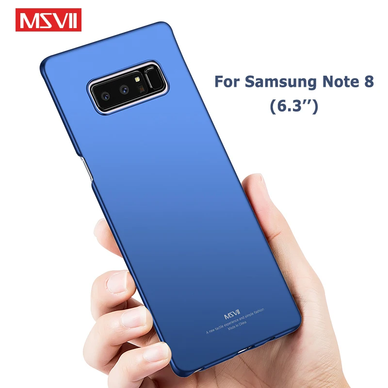 Чехлы MSVII для Samsung Galaxy Note 8 тонкий матовый чехол Note8 из поликарбоната чехлы|for samsung
