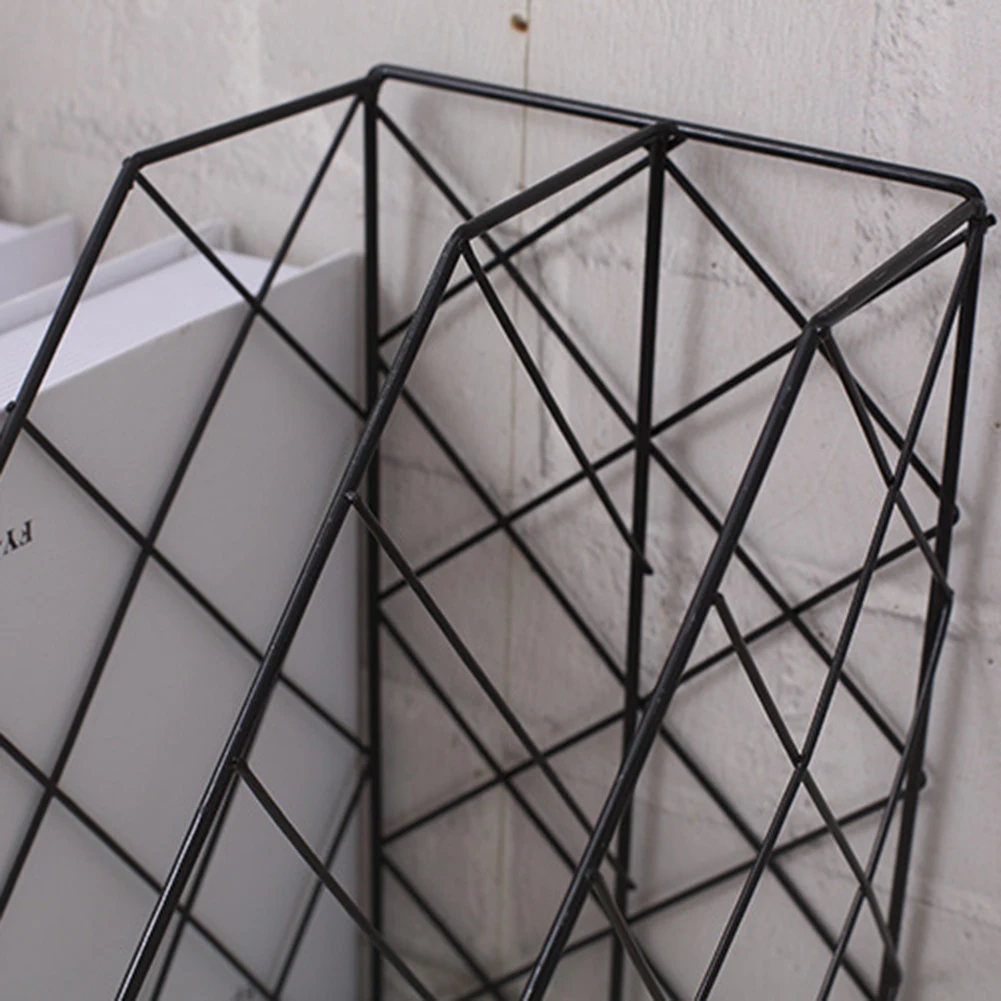 الشمال كتاب ملف حامل الحديد سطح المكتب متعددة طبقة مجلة رف التجميل تخزين رف ND99