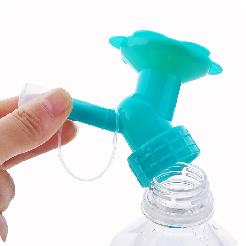 Новая пластиковая насадка с двойной головкой для полива цветов|nozzles for plastic