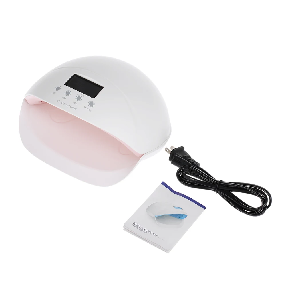 

50W LED UV Lamp Nail Dryer LCD Monitor Nail Gel Dryer Fingernail Toenail Gel Curing White Light Nail Art Polish Dryer Tools
