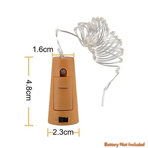 1M 2M 3M 10 20 30 LED 코르크 모양의 실버 구리 와이어 스트링 요정 빛 와인 병 유리 공예 크리스마스 파티 장식, 집 꾸미기, 조명, 예쁜, 꾸미기, 장식 3