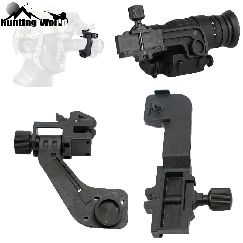 Conjunto de Visão Gs1x20 para Caça Polímero Tático Montagem Noturna j Braço Adaptador se Encaixa Capacete Pvs14 Pulsar Rifle Avistamento Escopo Nvg