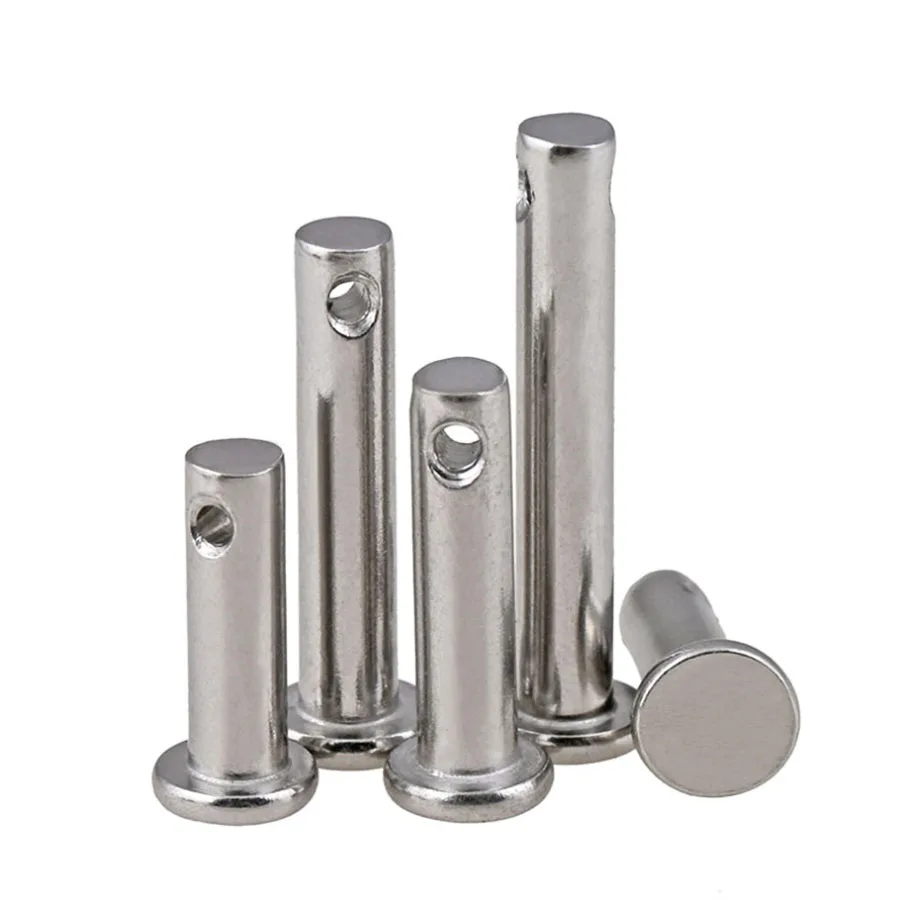 2 10 шт. плоская головка вала из нержавеющей стали M3/M4/M5/M6/M8/M10 304|Булавки| |