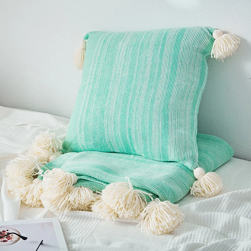 

New Pillowcases Cotton Knit Covers Pillowcase Without Core