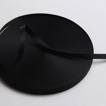 

black color 1 cm nylon webbing ribbon