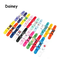 5 Pcs Lot Baby Stroller Accessories Safety Seat Strap Clip Cartoon Double Headed Stroller Hook Bib