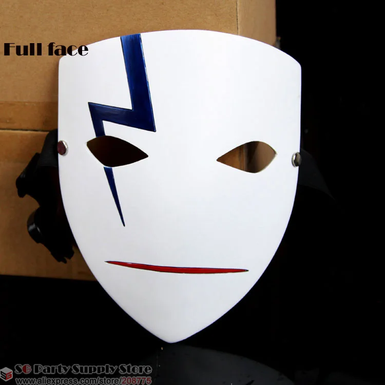 

High Quality Collective Edition Resin Mask The Movie Theme Darker Than Black Mask Thunder masks 240g wholesale Free shipping