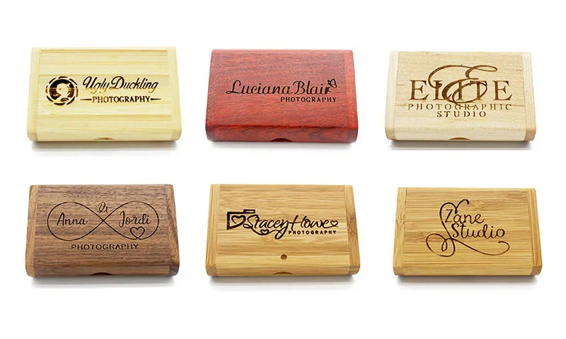 JASTER (OVER 1 PCS free LOGO) Wooden USB + Box  Flash Drive Pendrive 4gb 8gb 16gb 32gb 64gb 128gb Memory Stick Photography Gifts usb drive