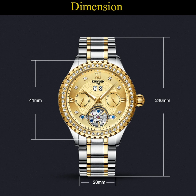 KINYUED الهيكل العظمي للرجال ساعات الأعلى العلامة التجارية الفاخرة التلقائي الميكانيكية ووتش توربيون الذاتي لف ميليتار الذهب relogio masculino KINYUED الهيكل العظمي للرجال ساعات الأعلى العلامة التجارية الفاخرة التلقائي الميكانيكية ووتش توربيون الذاتي لف ميليتار الذهب relogio masculino