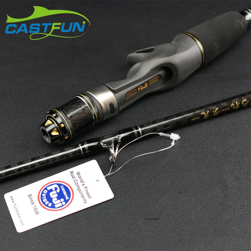 

Castfun 1.9m 1+1 Section Slow Jig Rod FUJI REEL SEAT AND RING Jig Rod Casting Rod CW 20g-180g Light Jigging Rod