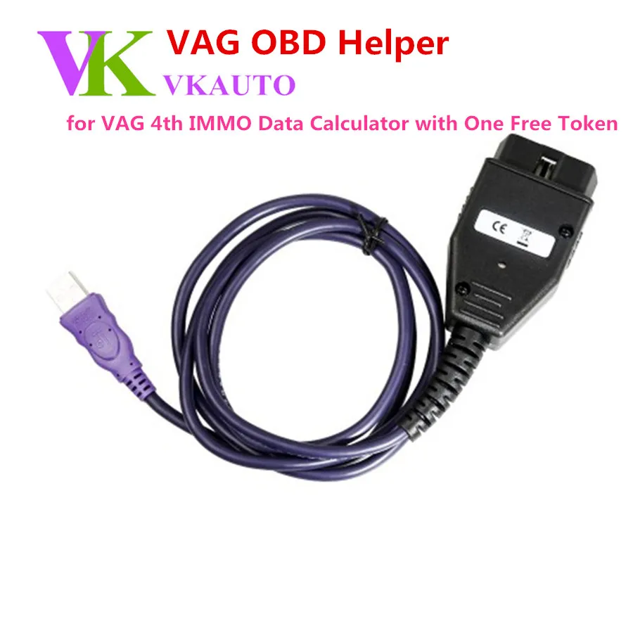 VAG OBD помощник для V W 4th Immo калькулятор данных с 1 бесплатным токером работа Lonsdor