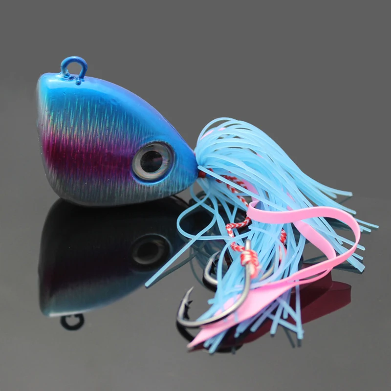 150g 1pc Fishing Hard Lures Lead Head Hook Spinnerbait High Carbon