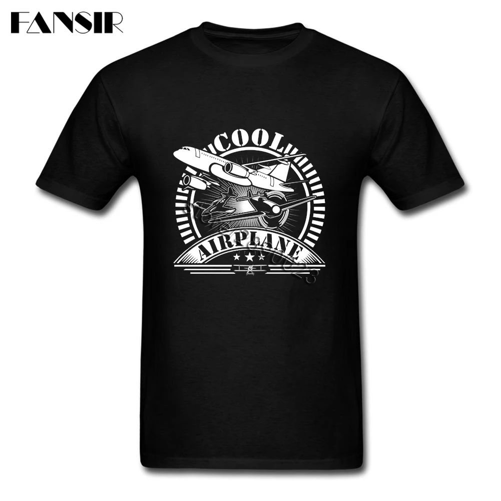 Прохладный Самолет летательные аппараты Camisetas Новое поступление Для Мужчин's