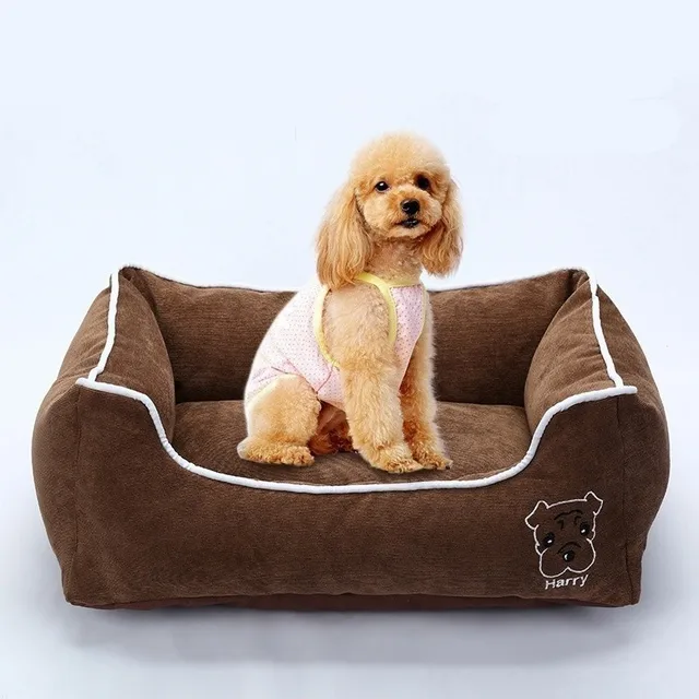 Dog Soft Bed with Waterproof Bottom