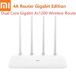 Xiaomi Mi 4A маршрутизатор Gigabit Edition 2,4 ГГц + 5 ГГц Wi-Fi 16 Мб 128 МБ 4 антенна, беспроводный маршрутизатор дистанционное управление приложением