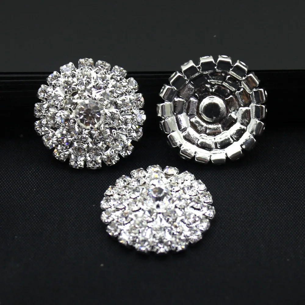 22mm-round-Metal-rhinestone-buttons-wedding-invitation-card ...