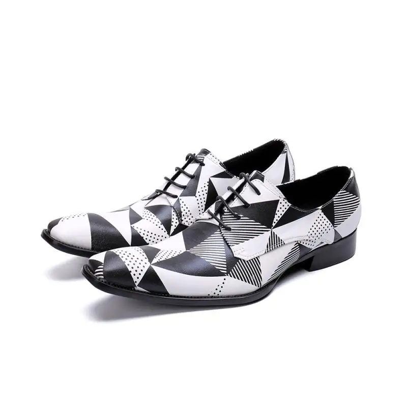 

Business Men's Dress Shoes Patchwork Shoes Comfortable Men Wedding Party Shoes