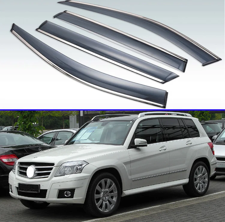 Для Benz GLK200 350 250 220 GLK Calss X204 2008 2011 Автомобильные Боковые окна ветровые дефлекторы