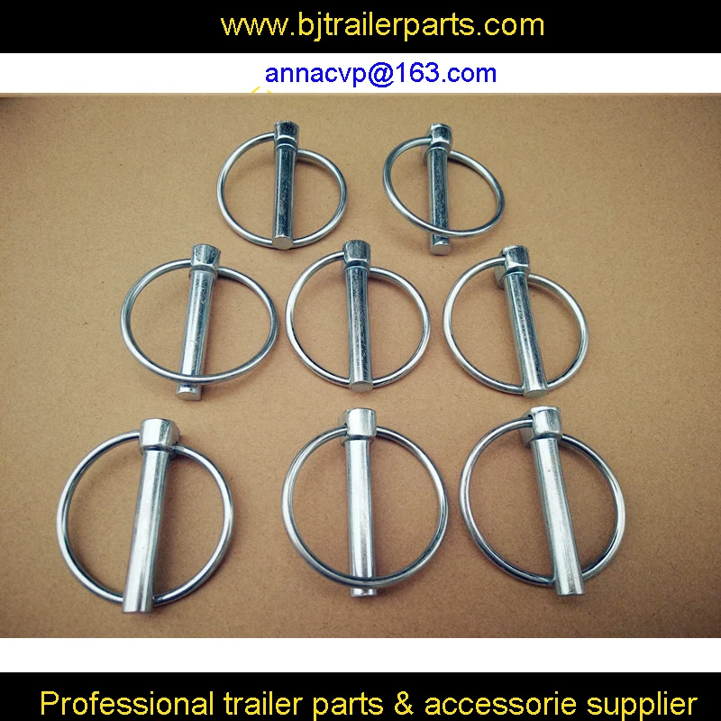 8PCS Lynch pin linch pin, hitch lynch pin 8mm pin x 45mm trailer parts