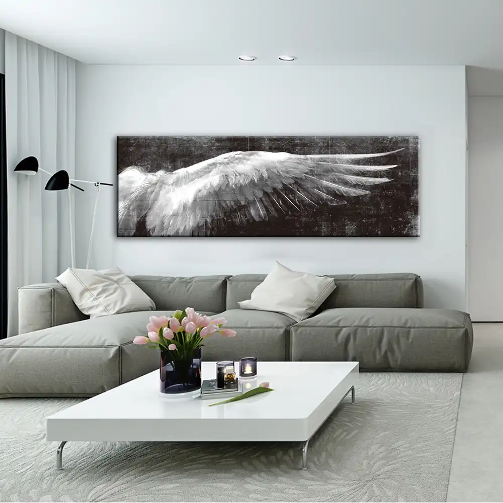 Angel Wings Vintage Wall Posters And Prints Black And White Wall