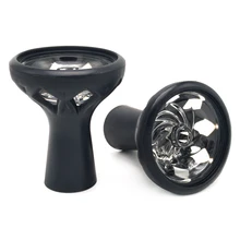 Новинка 1 шт. огнеупорные стеклянные силиконовые кальянные чаши табак для кальяна чаши Sheesha кальян наргиле Cachimbas moke аксессуары для водопровода