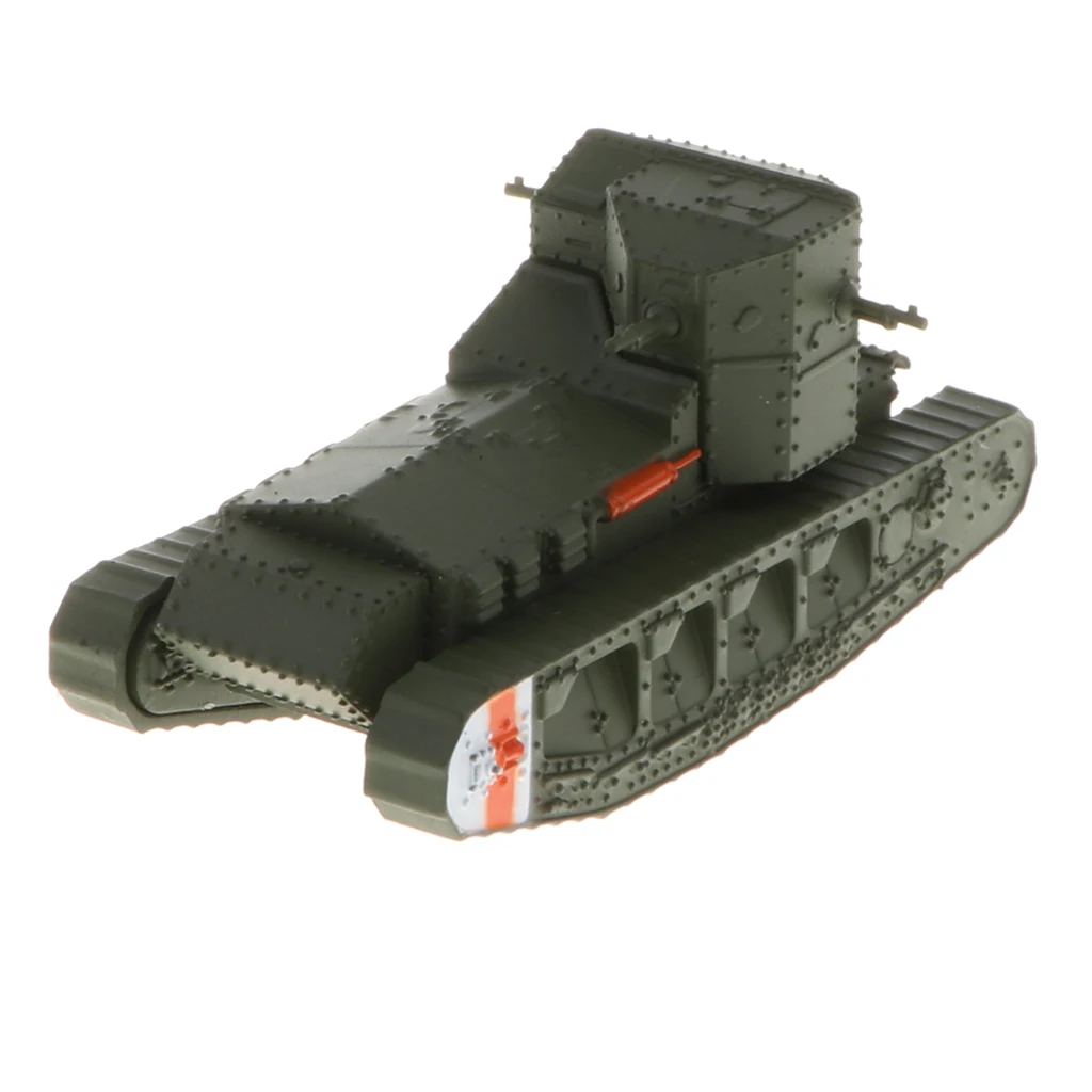 1:100 Britain MK. IV Female Tank & Mk.A Whippet panzer Model - WWI UK Army Vehicle Model Toy Soldier Gifts - 2pcs