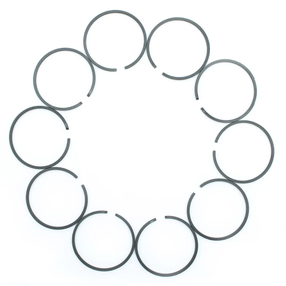 

10Pcs/lot 38mm x 1.5mm Piston Ring Kit For HUSQVARNA 36 41 136 136LE 137 137e 141 141LE 142 142e Chainsaw Spare Parts
