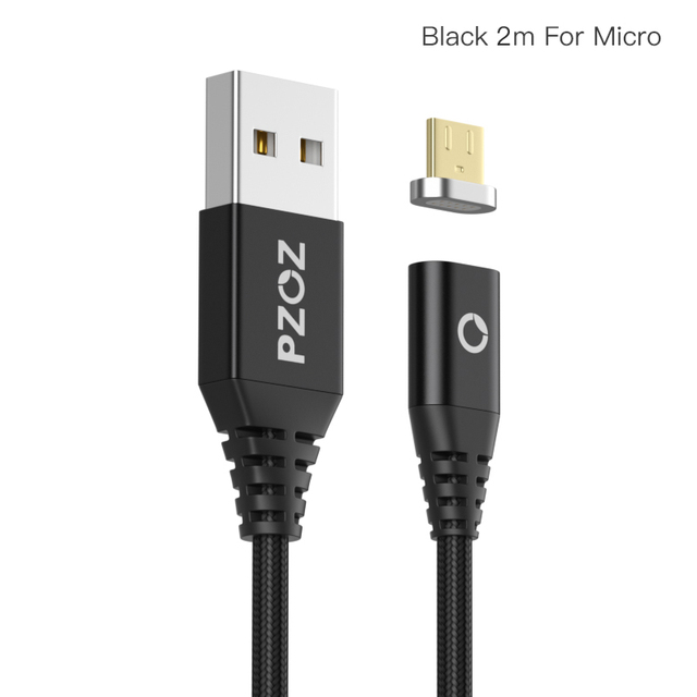 Magnetic Cable 2M Type C Micro USB C Fast Charging Phone Microusb Type-C Magnet Charger usb c Charge cord for iphone xiaomi
