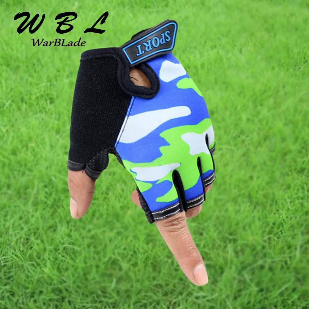 Fingerless Kids Gloves Non-Slip Ultrathin Children Half Finger Breathable Gloves For Boys Girls Luvas De inverno WarBLade