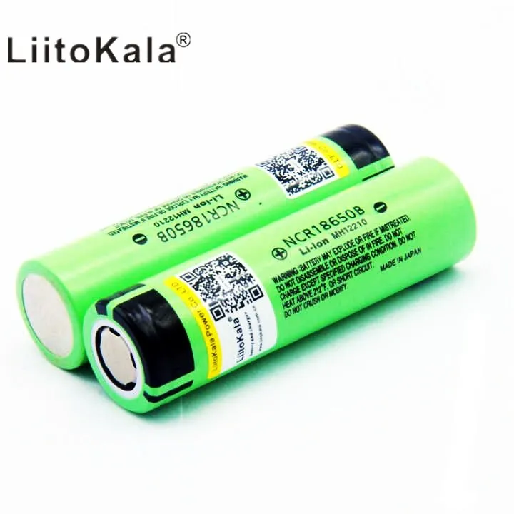 liitokala 18650 3400mAh литий-ионный аккумулятор NCR18650B 3,7 V 3400 аккумулятор