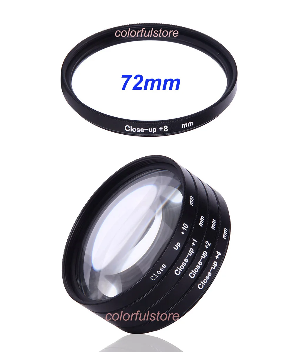 72mm 72 mm Close up Close Up Filter Macro Lenses Filters Diopter 5x +1