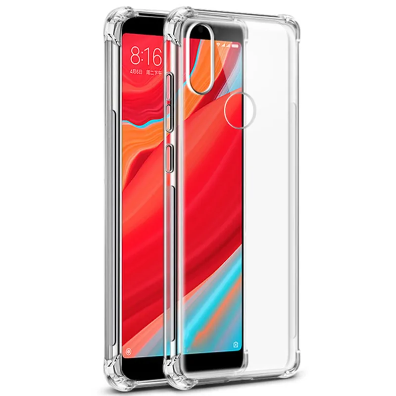 for Xiaomi Mi8 Mi 8 SE Explorer 6X A2 Lite MIX 2s Redmi S2 6A 5 Plus Note 5A Prime 6 Pro Soft TPU Airbag Shockproof Bumper Cover | Мобильные