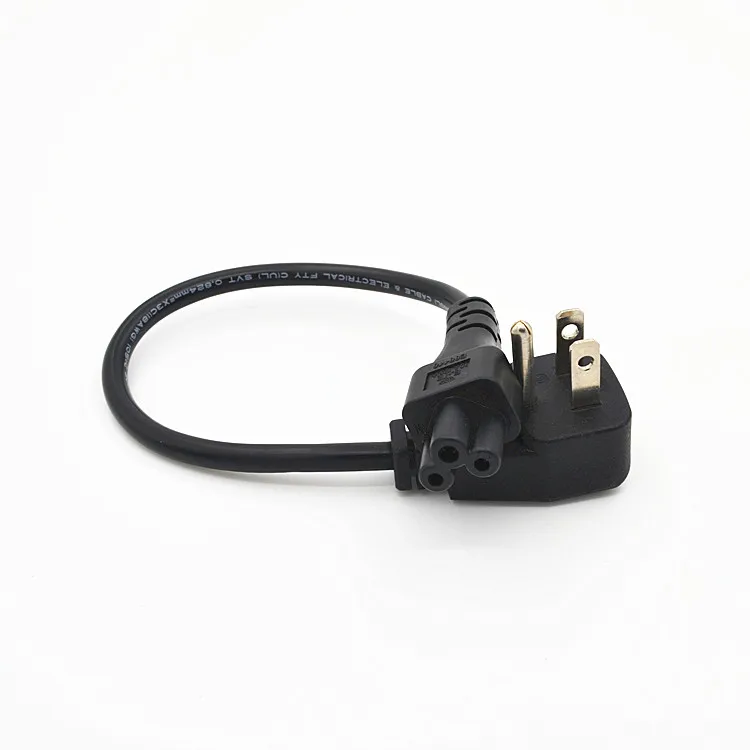 3 контактный плоский шнур питания Nema 5 15P Штекерный IEC 320 C5 гнездовой Кабель адаптер