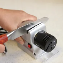 Электрическая точилка для ножей 220 в 18 Вт Бытовая портативная быстрая профессиональная точилка для ножей Кухонные гаджеты принадлежности точильный инструмент