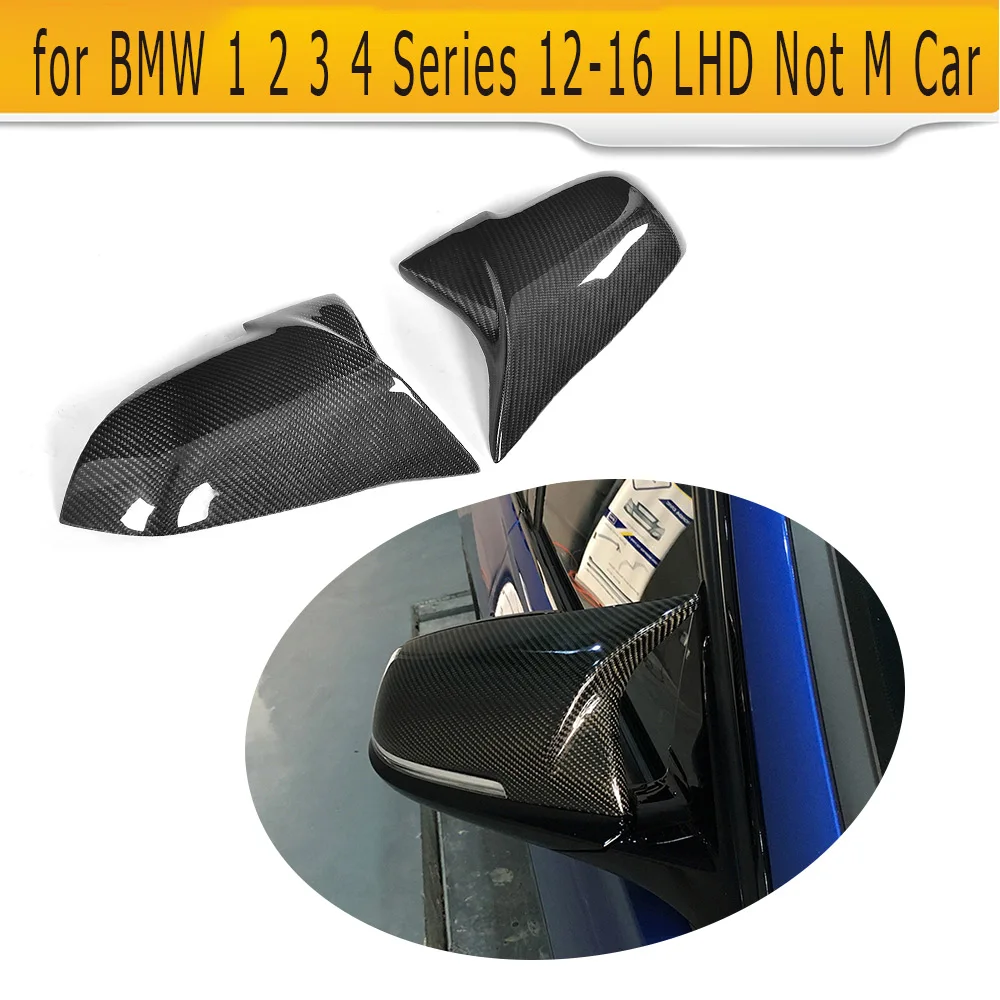Боковые зеркальные чехлы из углеродного волокна для BMW 1 2 3 4 серии F22 F32 F33 F34 GT X1 E84 F20