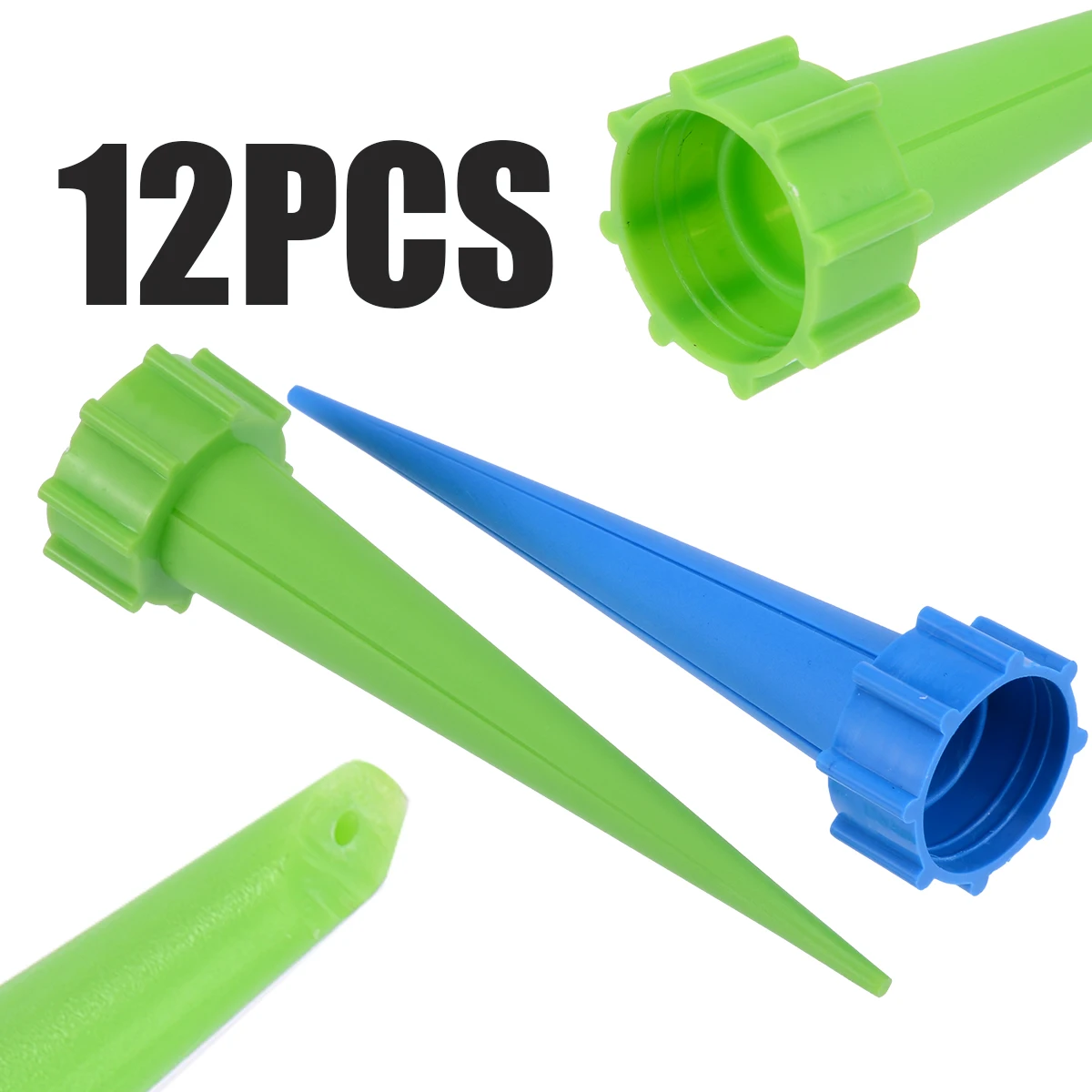 12Pcs/Lot Automatic Watering Irrigation Kits System Houseplant Spikes For Indoor Plant Potted Flower Energy Saving Garden Supply