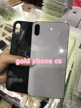 

ORIGINAL Housing For Phone XS MAX Back Glass Battery Cover Rear Door Housing Case for phone XS Black Glass Cover with CE