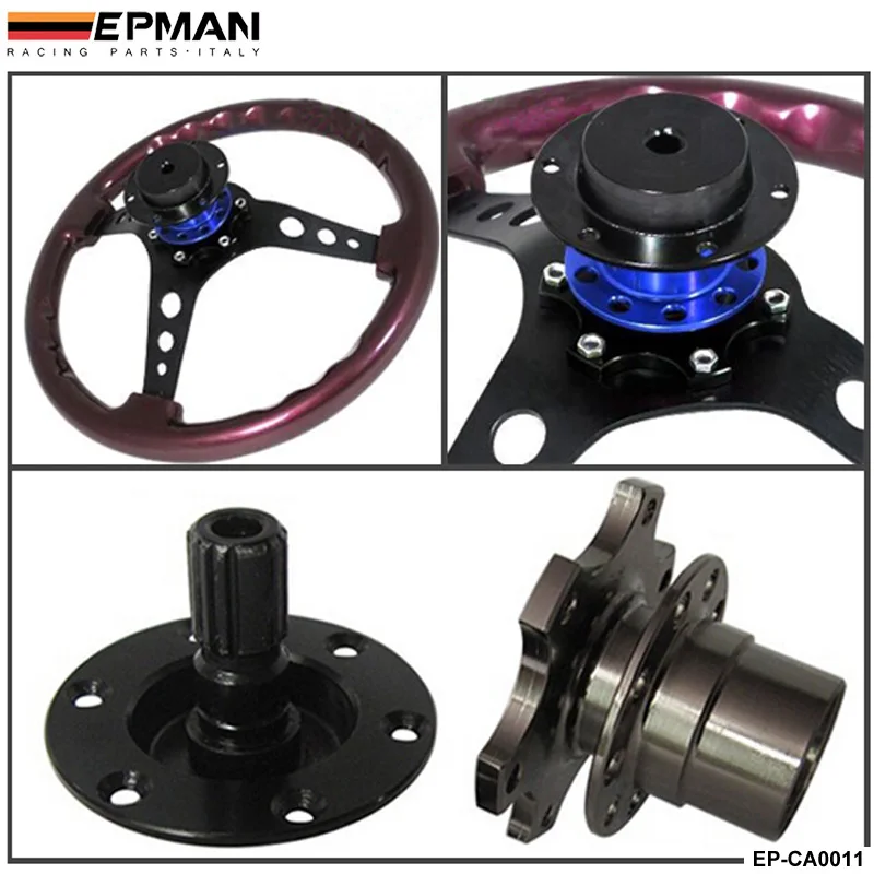 El adaptador de cubo de liberación rápida se adapta al volante del deporte del coche para el asiento 2001-2006 EP-CA0011G