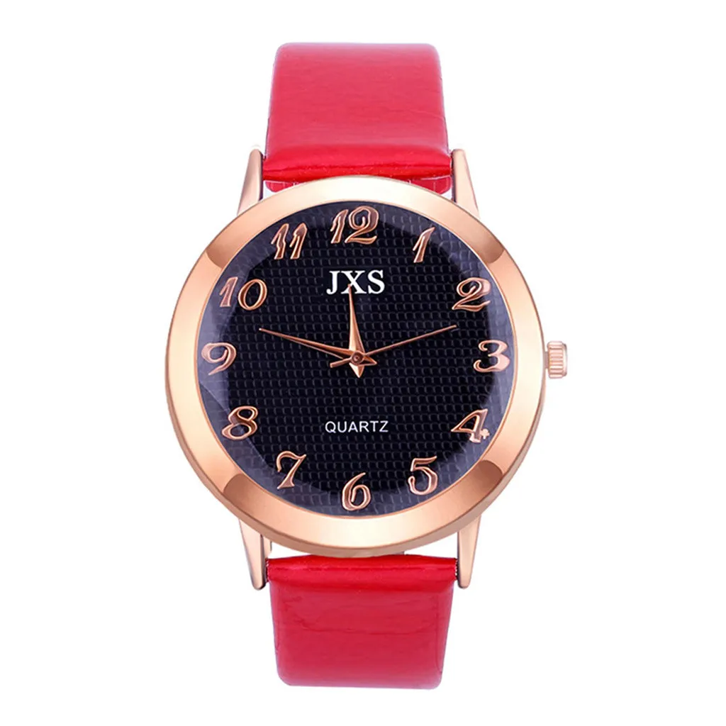 

Luxury red Watch Fashion Leather Steel Watches Ladies Saat Rose Gold Mesh Stainless Steel Women's Watches Female Male Clock D08