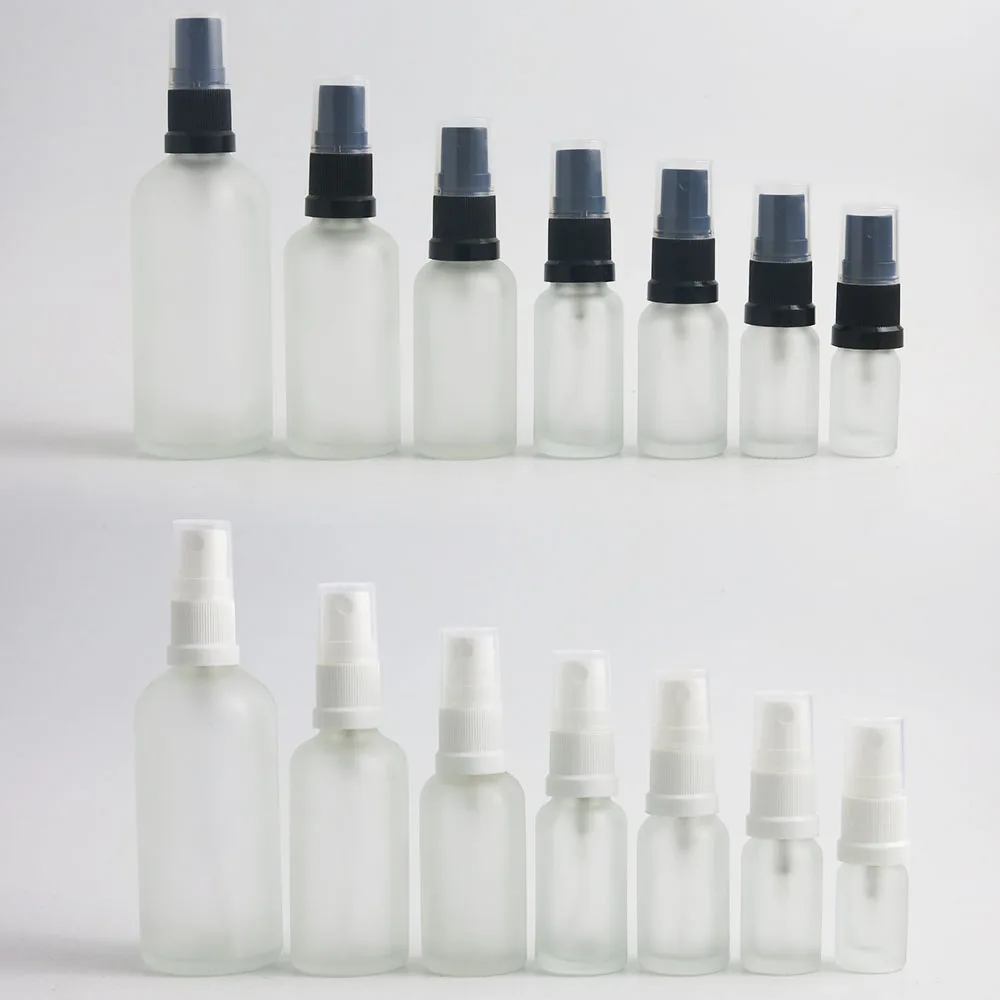 10 X парфюмерный распылитель бутылки пустой многоразовый стеклянный бутылкы парфюмерного спрея Мороз прозрачная пластиковая бутылка опрыскиватель 5 10 15 20 30 50 100 мл